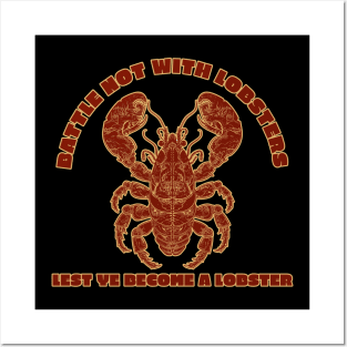 Cute and Funny Lobster Quote Design Posters and Art